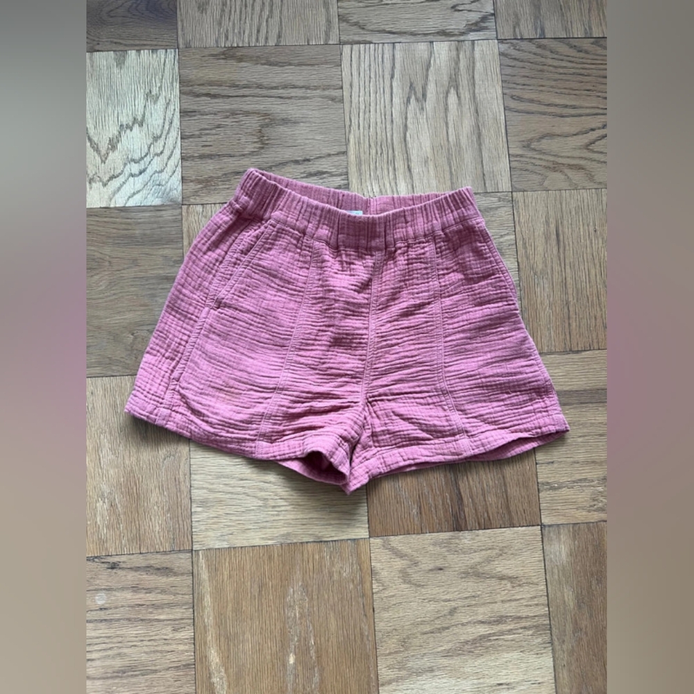 Madewell High Waist Pink Shorts